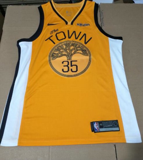 35 Durant Warriors Earned Maillot Jaune